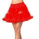 Red Petticoat with sequin trim ADULT HIRE